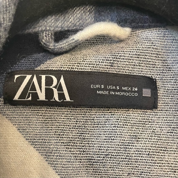 Zara Plaid Shacket Size Small - Picture 2 of 2